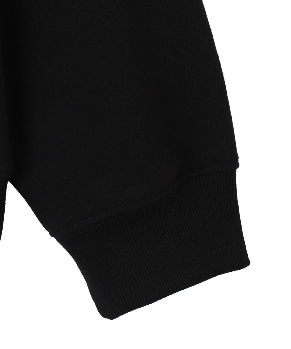 リラックスフィットバックロゴジップパーカー