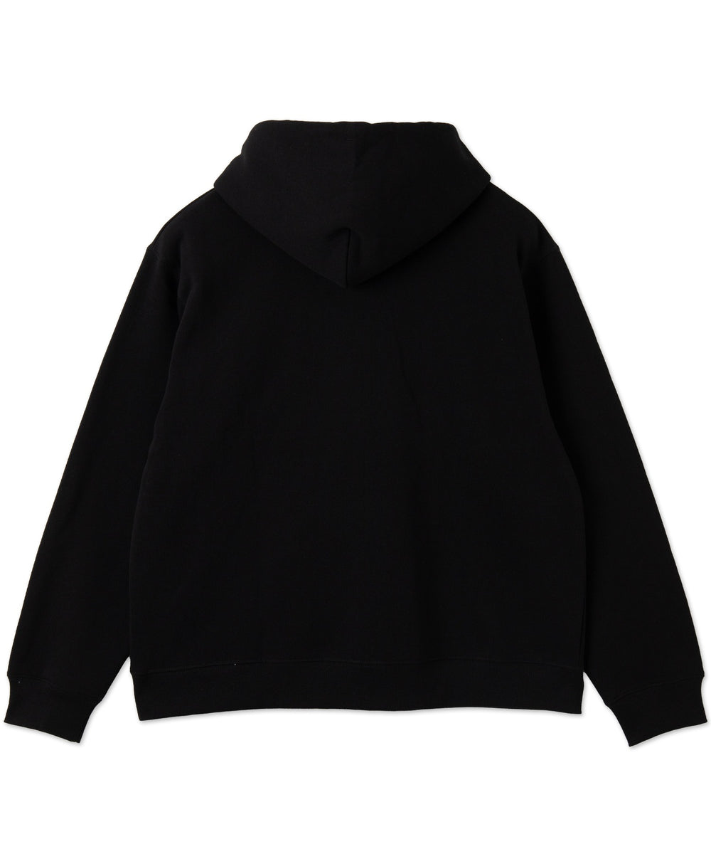 リラックスフィットスプレーグラフィックパーカー