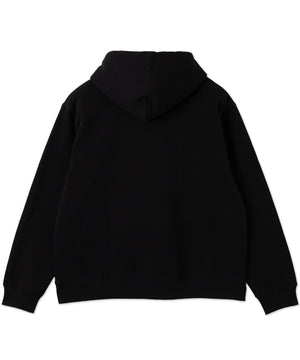 リラックスフィットスプレーグラフィックパーカー