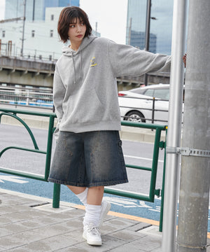 杢グレー モデル：160cm L着用