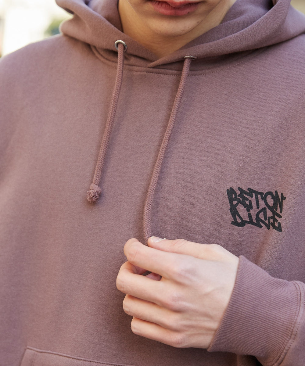 リラックスフィットグラフィックパーカー