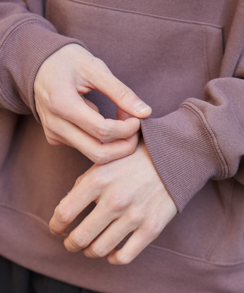 リラックスフィットグラフィックパーカー