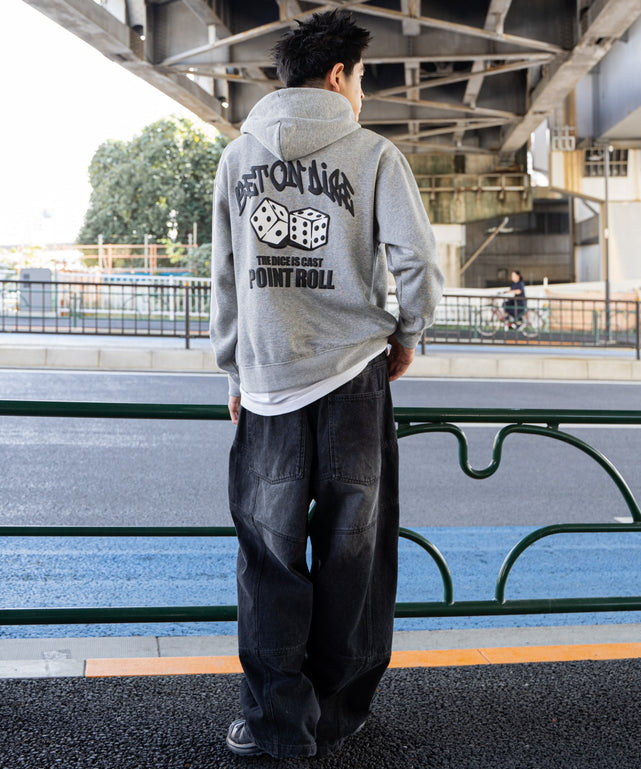 杢グレー モデル：180cm L着用