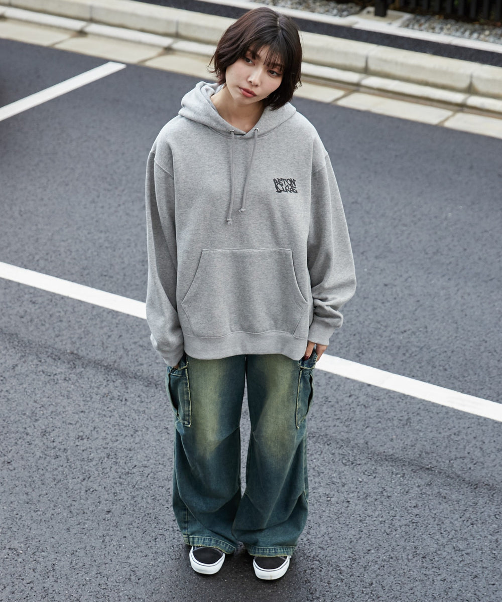 杢グレー モデル：160cm L着用