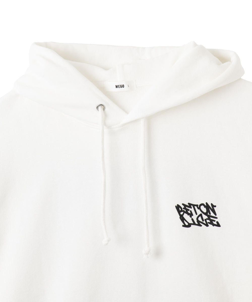 リラックスフィットグラフィックパーカー