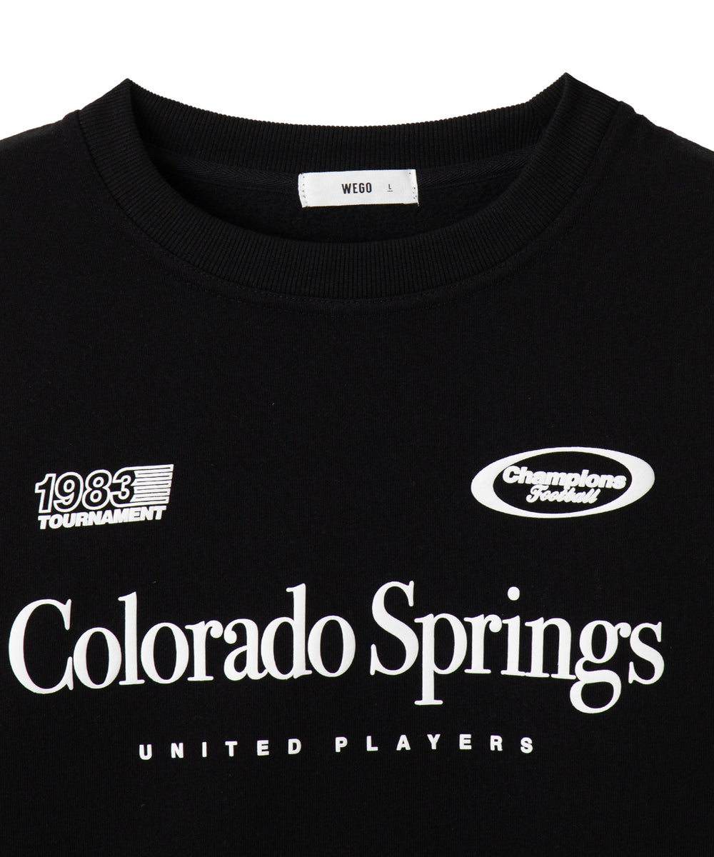 リラックスフィットゲームロゴプルオーバー