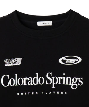 リラックスフィットゲームロゴプルオーバー