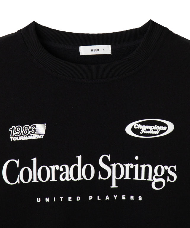 リラックスフィットゲームロゴプルオーバー