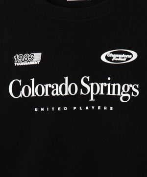 リラックスフィットゲームロゴプルオーバー