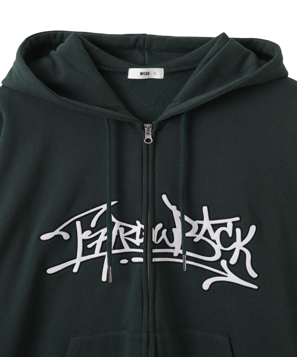 ワッペンロゴジップパーカー