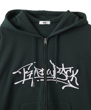 ワッペンロゴジップパーカー