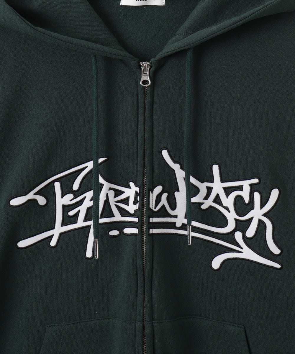 ワッペンロゴジップパーカー