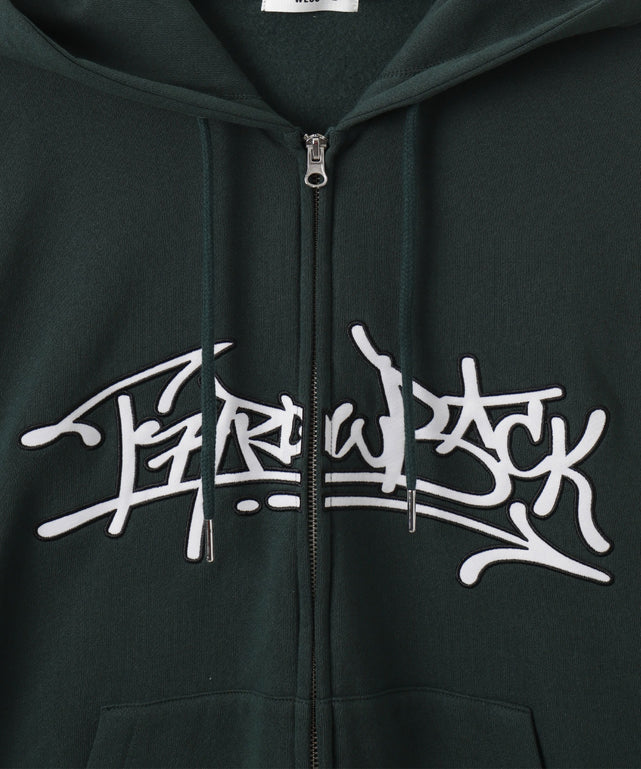 ワッペンロゴジップパーカー