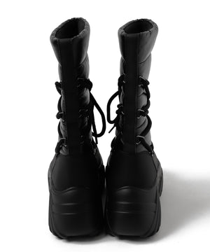 レースアップパテッドブーツ
