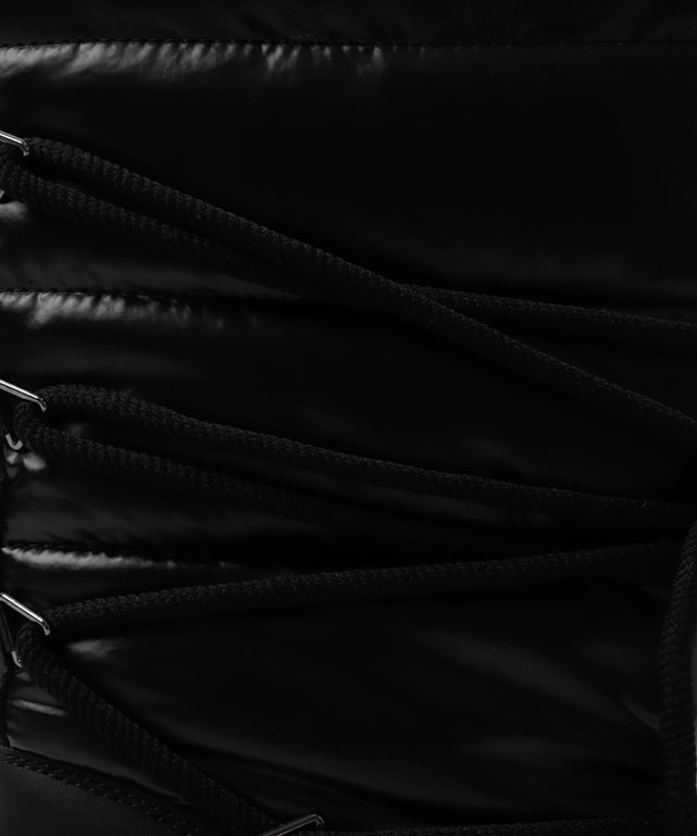 レースアップパテッドブーツ