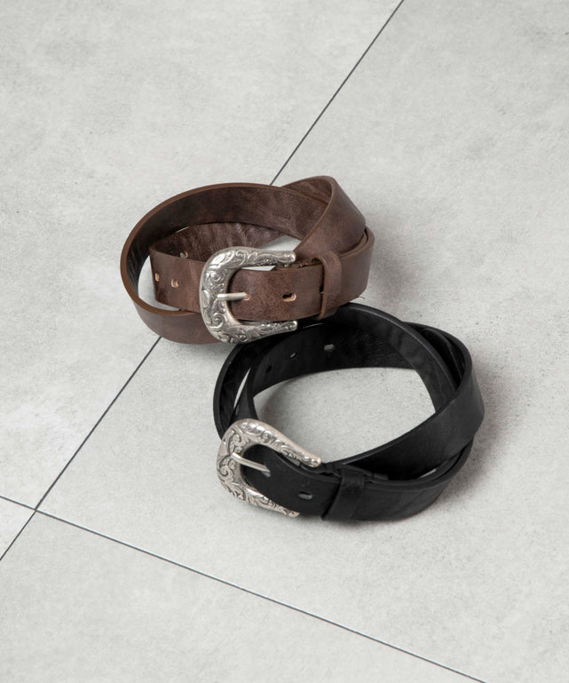 Mウエスタンバックルヴィンテージベルト