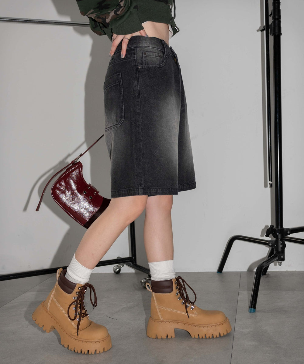 ブラックオーバーダイ モデル：155cm M着用