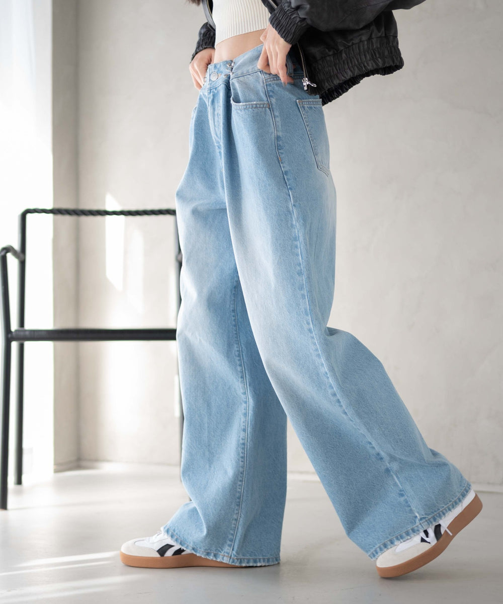 デニム淡 モデル：161cm M着用