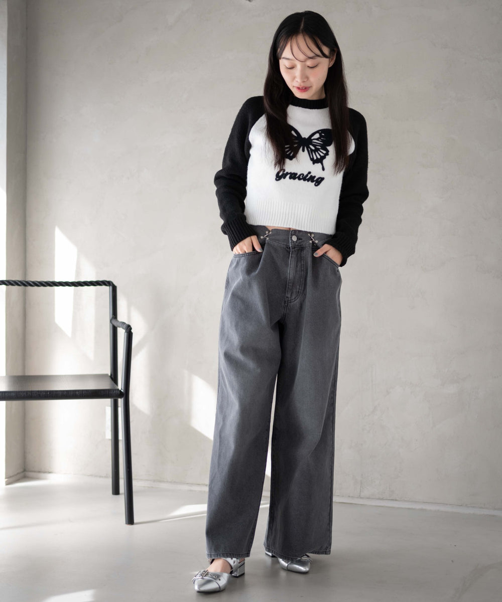 スミクロ モデル：161cm M着用