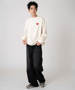 柄48　ホワイト　モデル：180cm L着用