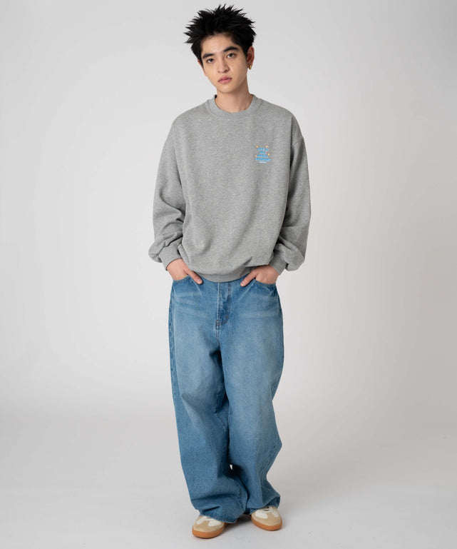 柄52　杢グレー　モデル：180cm L着用