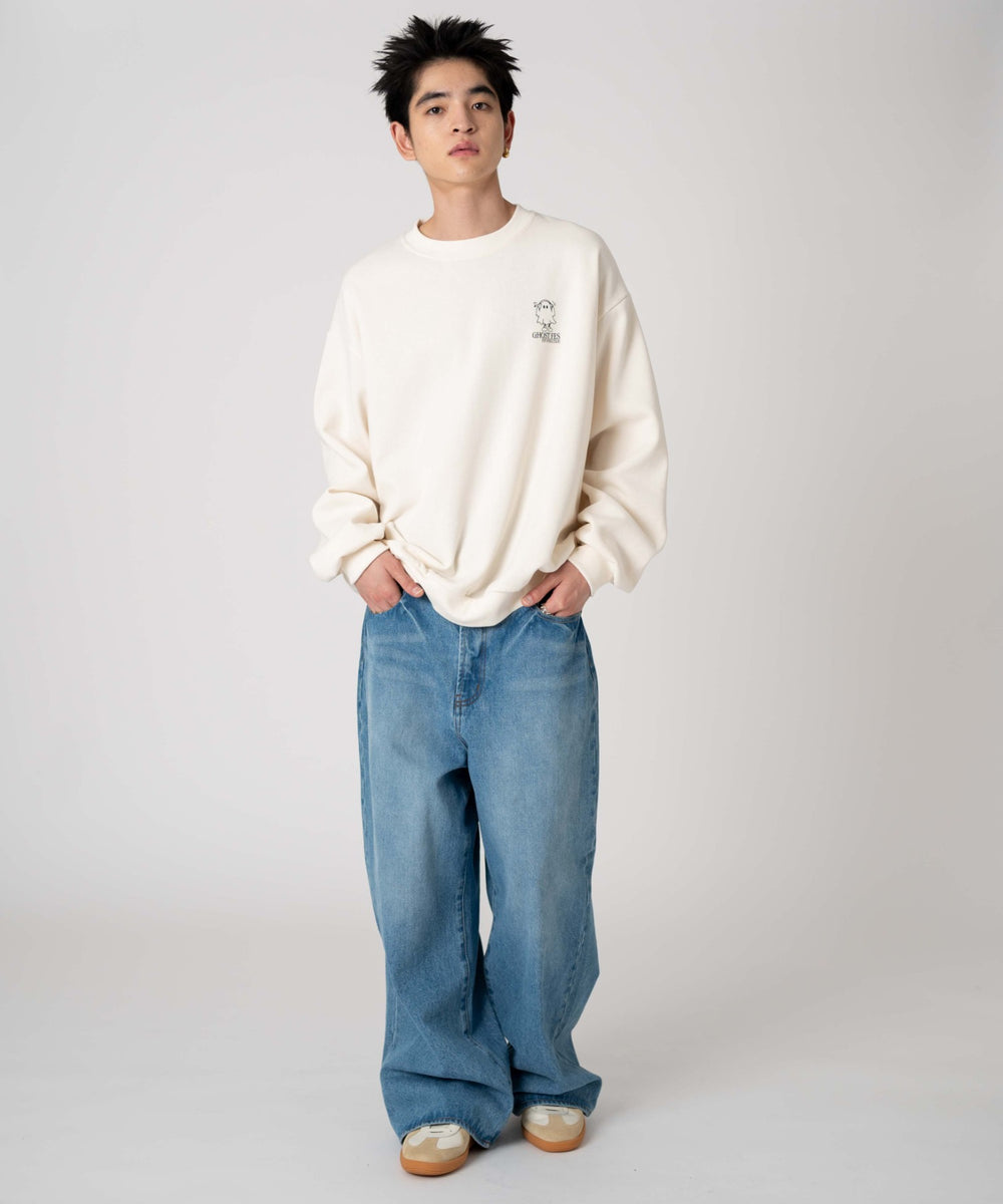 柄55　ホワイト　モデル：180cm L着用