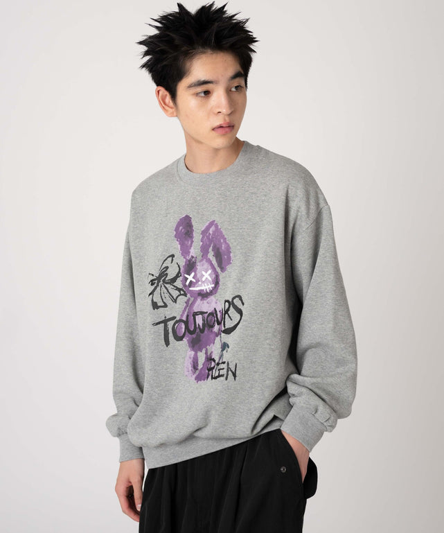 柄51　杢グレー　モデル：180cm L着用