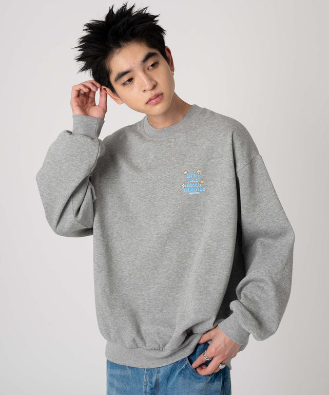 柄52　杢グレー　モデル：180cm L着用