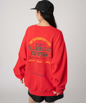 柄54　レッド　モデル：161cm L着用