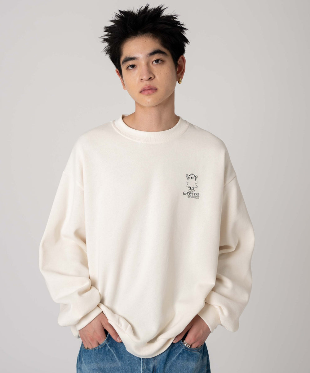 柄55　ホワイト　モデル：180cm L着用