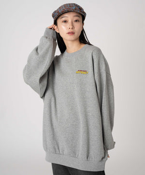 柄57　杢グレー　モデル：161cm L着用