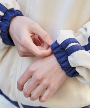 フェイクスウェードライントラックジャケット