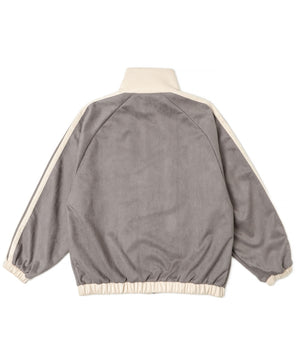 フェイクスウェードライントラックジャケット