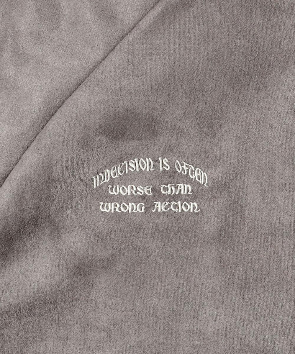 フェイクスウェードライントラックジャケット