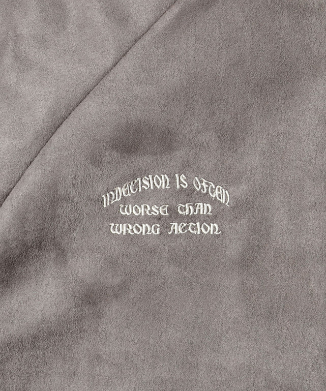 フェイクスウェードライントラックジャケット