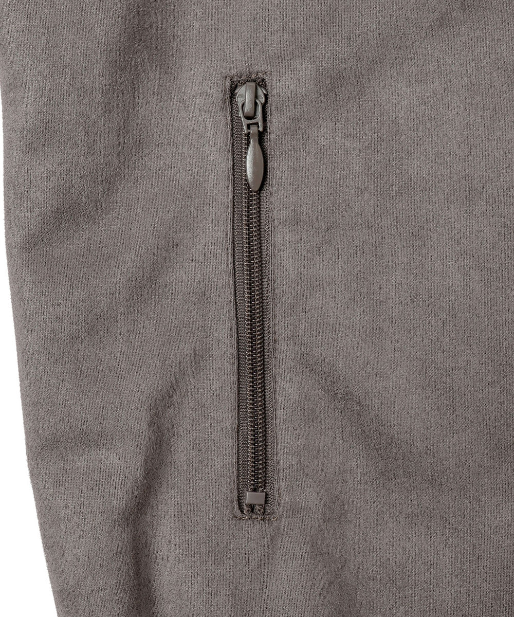 フェイクスウェードライントラックジャケット