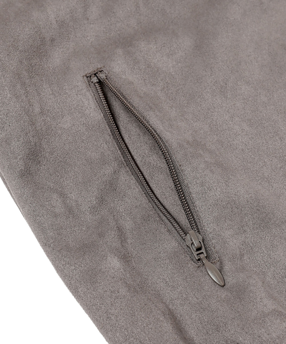 フェイクスウェードライントラックジャケット