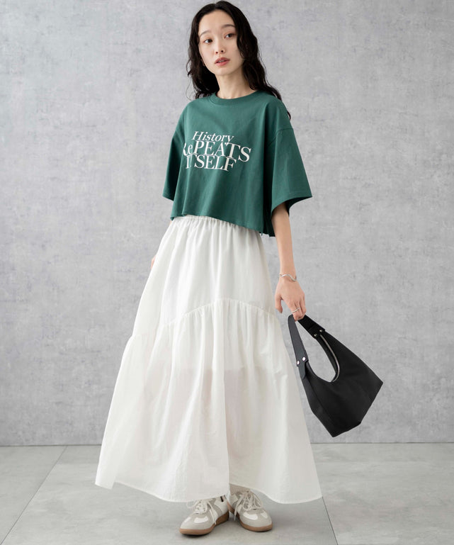 グリーン　モデル:161cm M着用