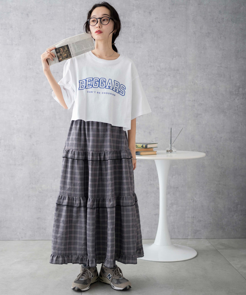 ホワイト　モデル:161cm M着用