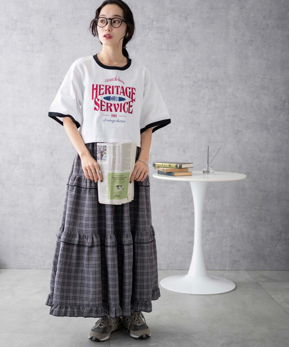 ホワイト モデル:161cm M着用