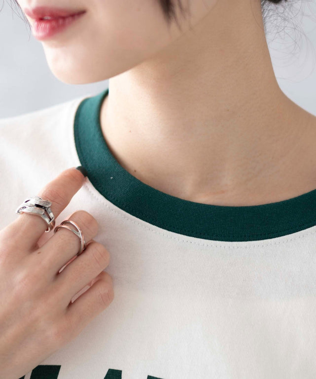 オフホワイト モデル:161cm M着用