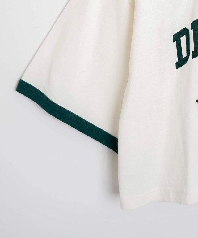 リンガーグラフィックショートT