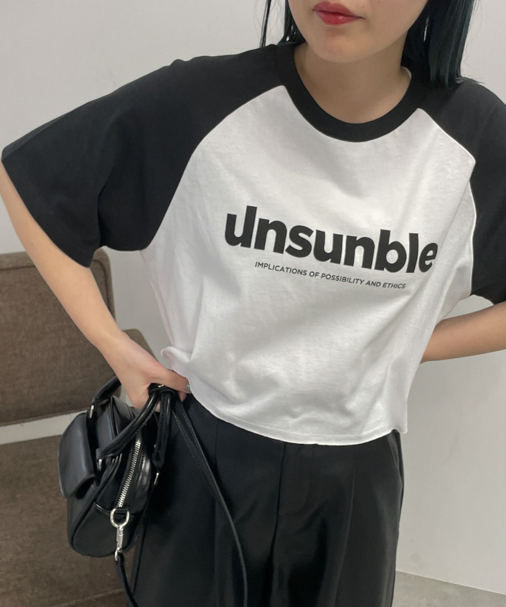 柄1/unsunbleロゴ モデル:155cm M着用