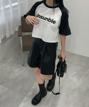 柄1/unsunbleロゴ モデル:155cm M着用