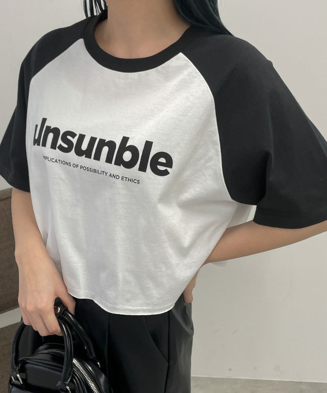 柄1/unsunbleロゴ モデル:155cm M着用