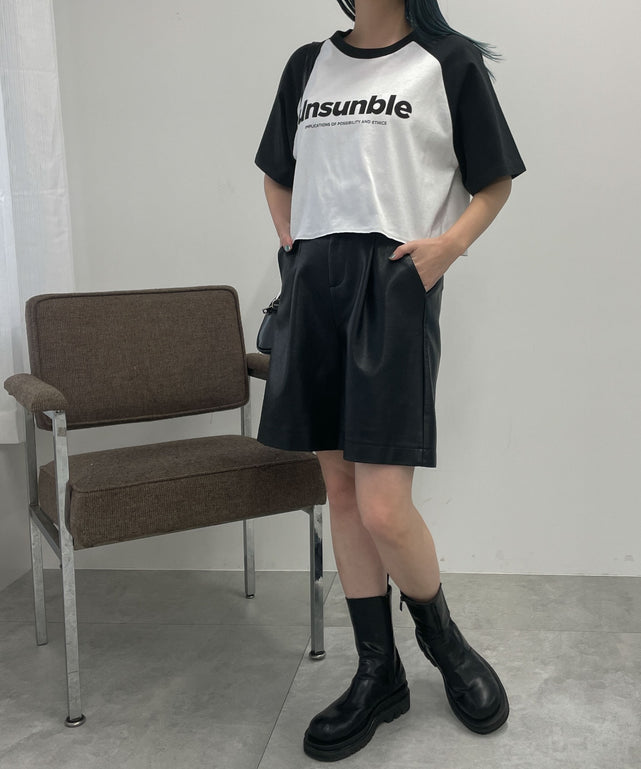 柄1/unsunbleロゴ モデル:155cm M着用