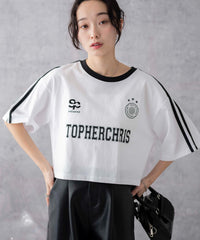 ホワイト／TOPHERCHRISロゴ / S