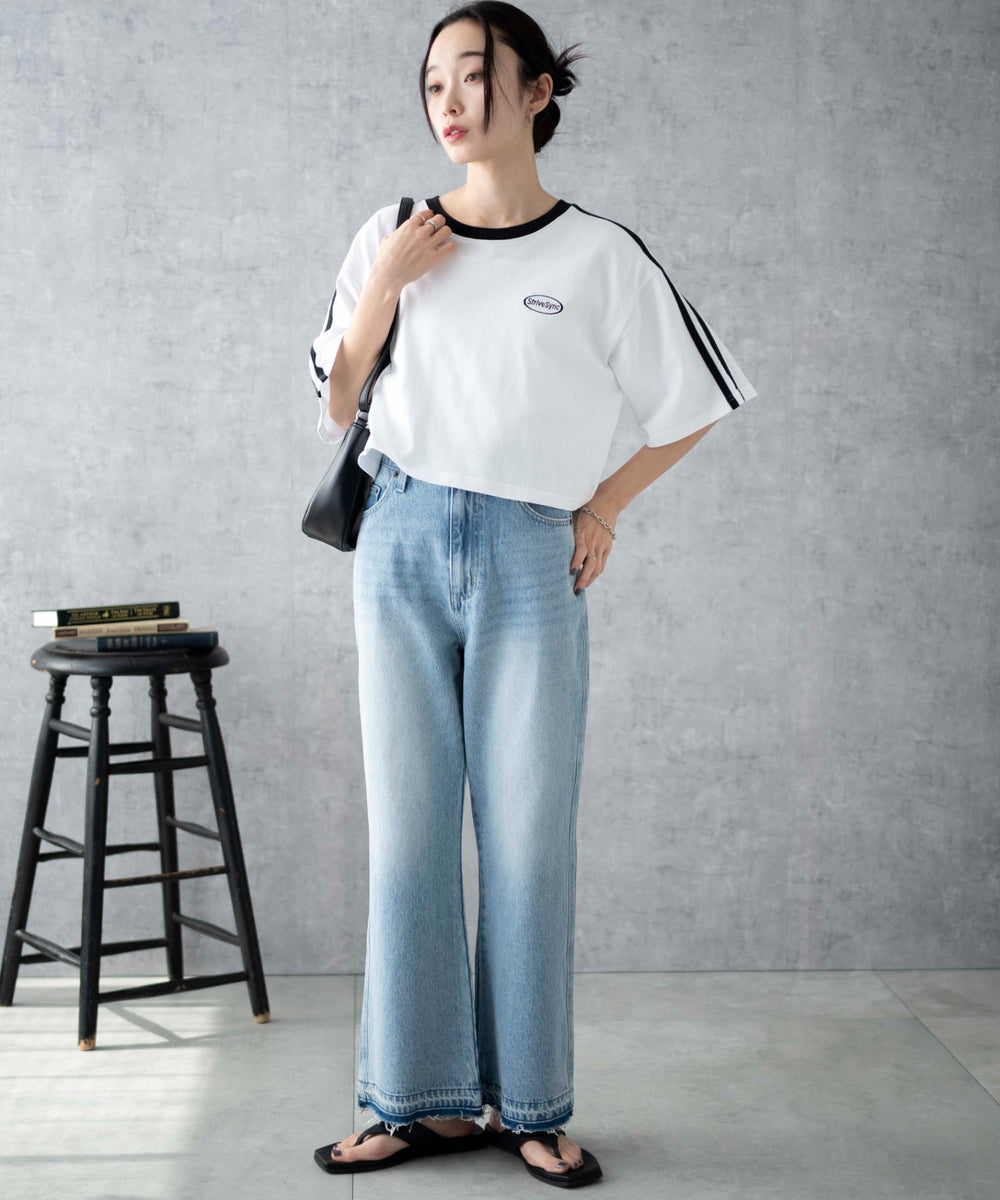 ホワイト モデル:161cm M着用