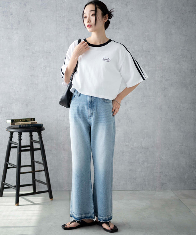 ホワイト モデル:161cm M着用