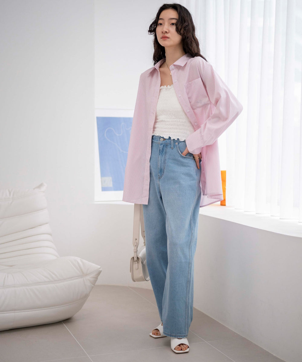 オフホワイト　モデル:163cm F着用